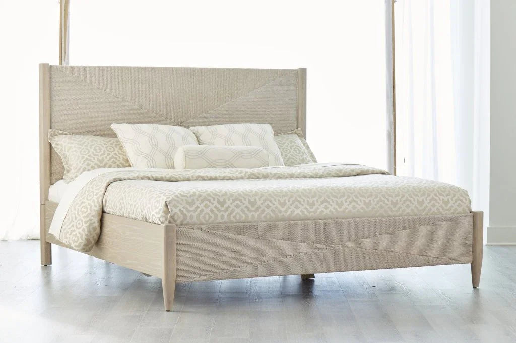 Pearl Soft Light Sand Finish Woven Complete Bed