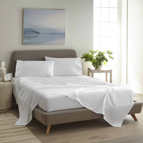 270 TC Percale Sheet Sets – Limited Edition Picot Embroidery Whisper Organics