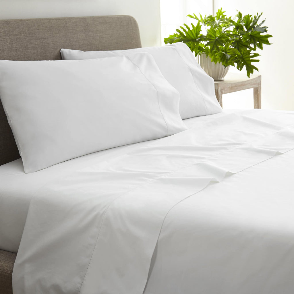 270 TC Percale Sheet Sets – Limited Edition Picot Embroidery Whisper Organics