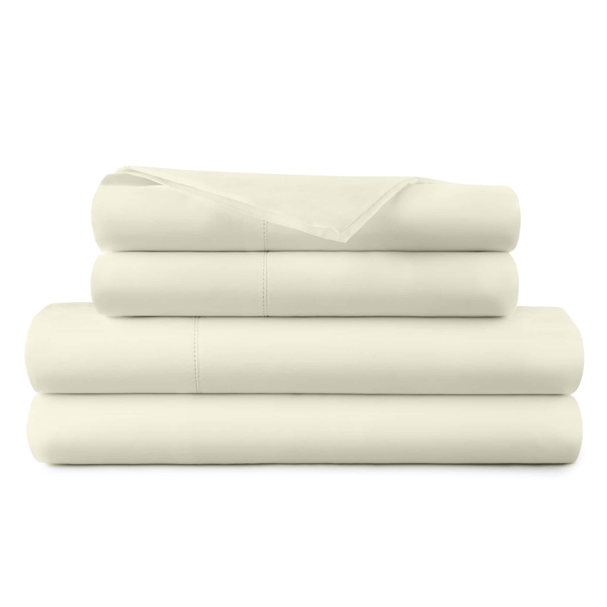 270 TC Percale Sheet Sets – Limited Edition Picot Embroidery Whisper Organics