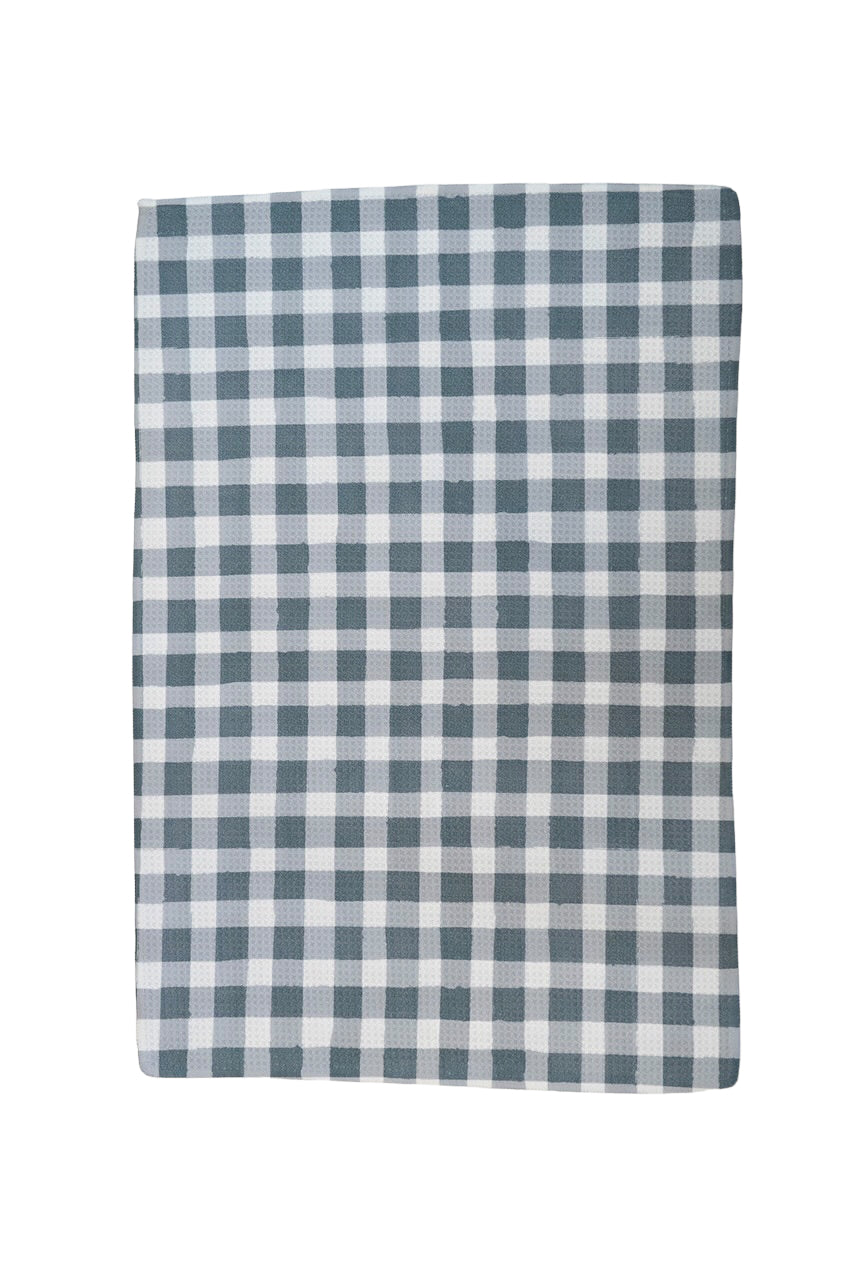 PERFECT PLAID  KITCHEN TOWEL DesertAqua