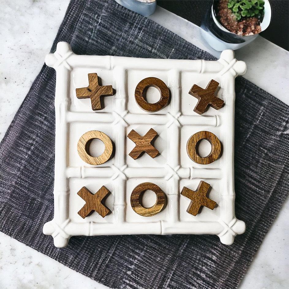 Faux Bamboo Tic Tac toe Gia Roma