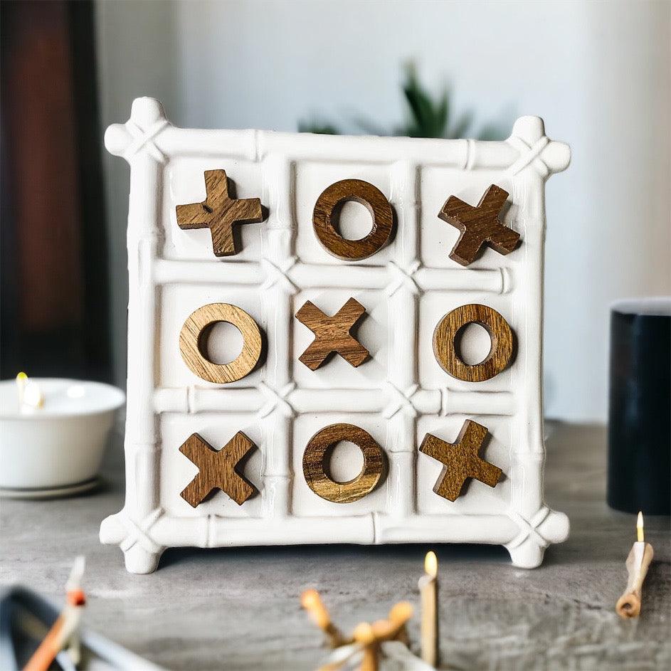 Faux Bamboo Tic Tac toe Gia Roma