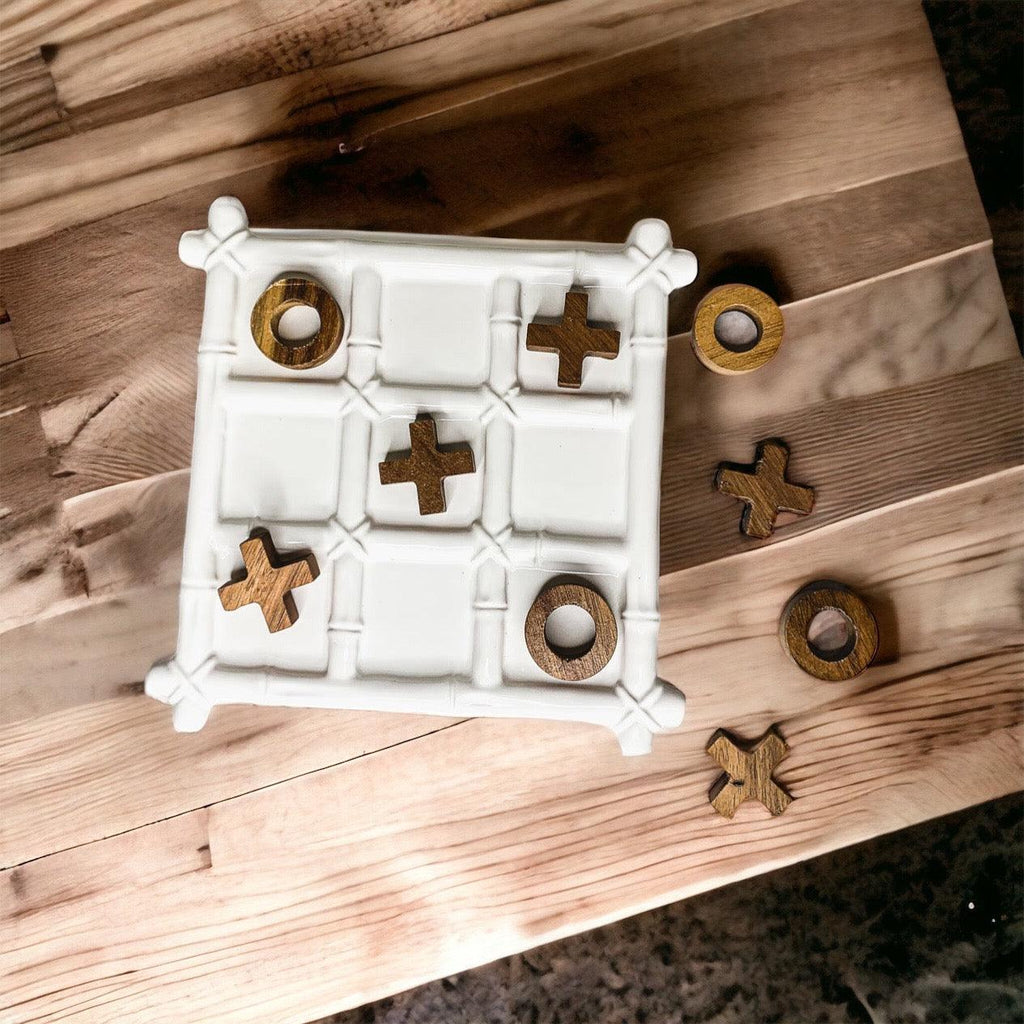 Faux Bamboo Tic Tac toe Gia Roma