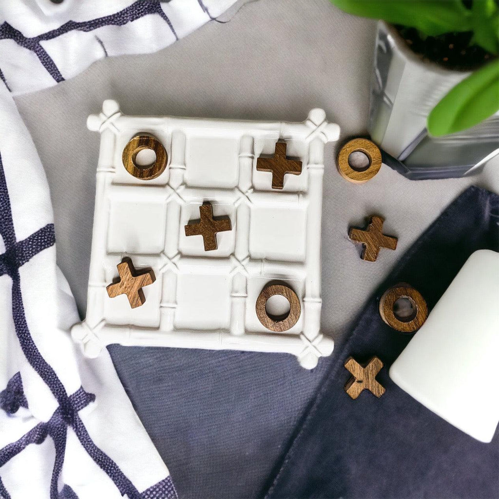 Faux Bamboo Tic Tac toe Gia Roma
