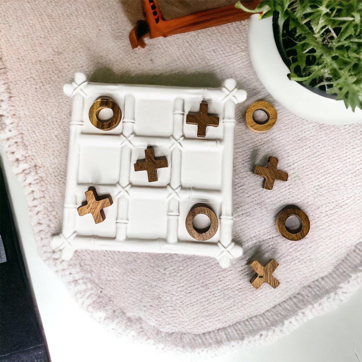 Faux Bamboo Tic Tac toe Gia Roma