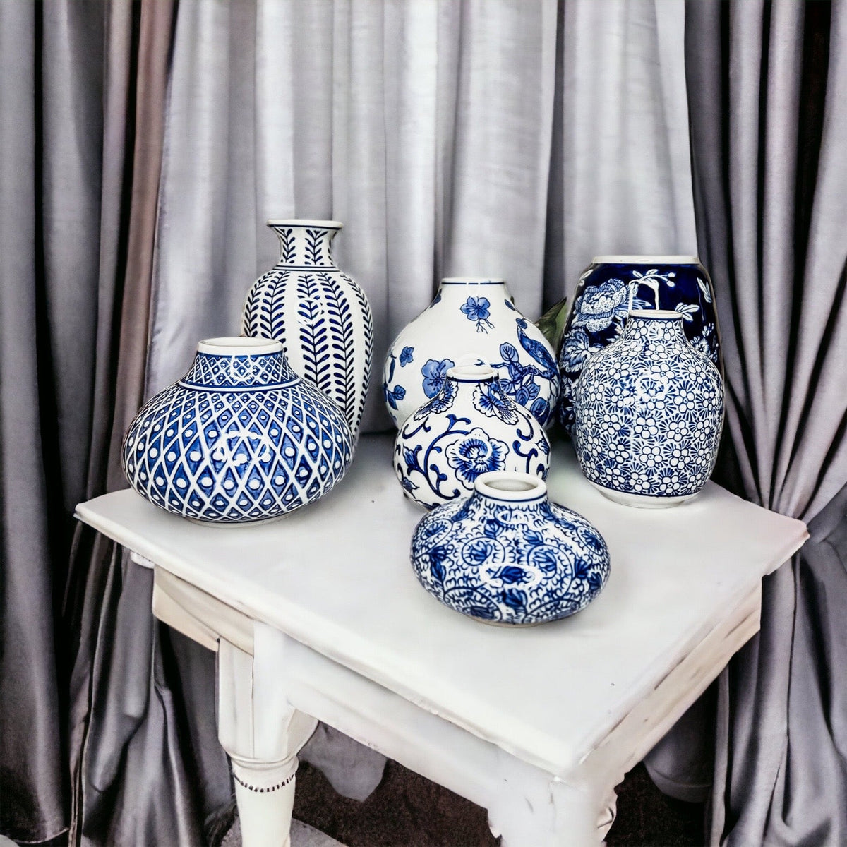 Samira Blue Vases Gia Roma