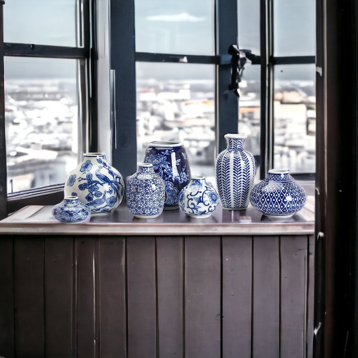 Samira Blue Vases Gia Roma