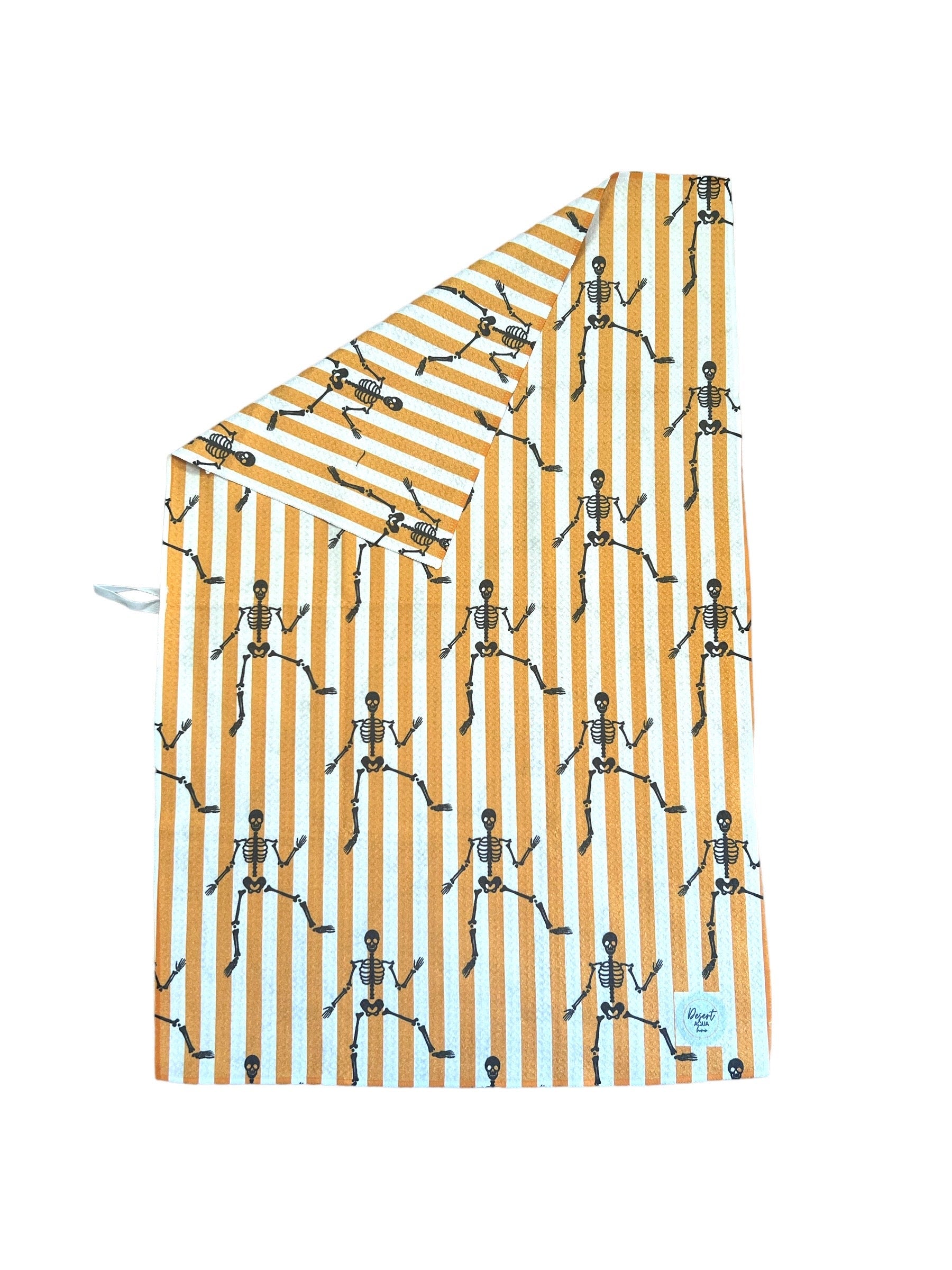 Creep it Real  KITCHEN TOWEL DesertAqua