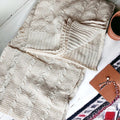 Claret Knit Sweater Throw Gia Roma