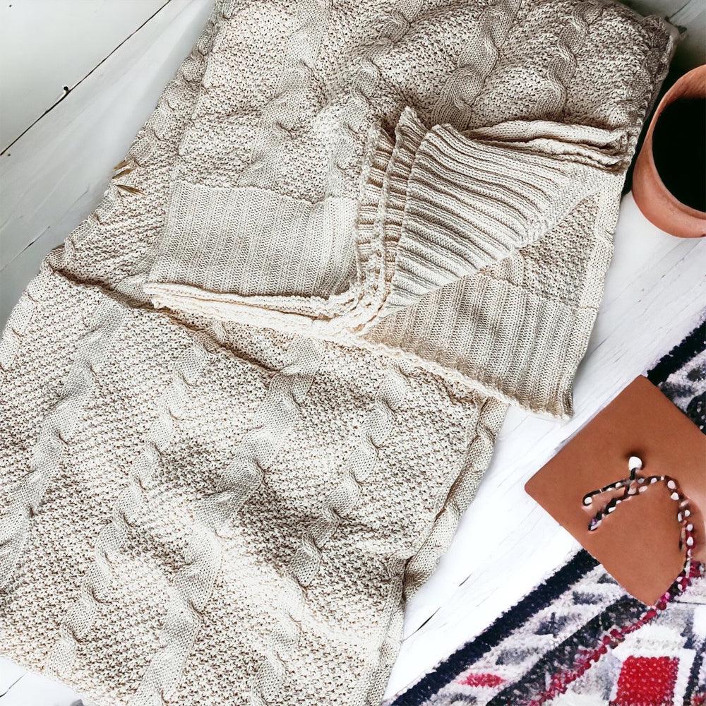 Claret Knit Sweater Throw Gia Roma