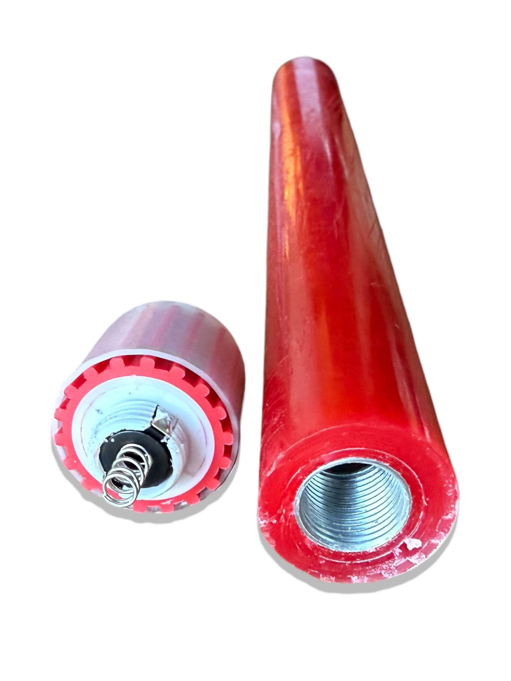 Red 3D Flameless Taper Candles (Set of 2) Rust & Cinder