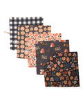 FALLING LEAVES DISHCLOTH SET OF 5 DesertAqua