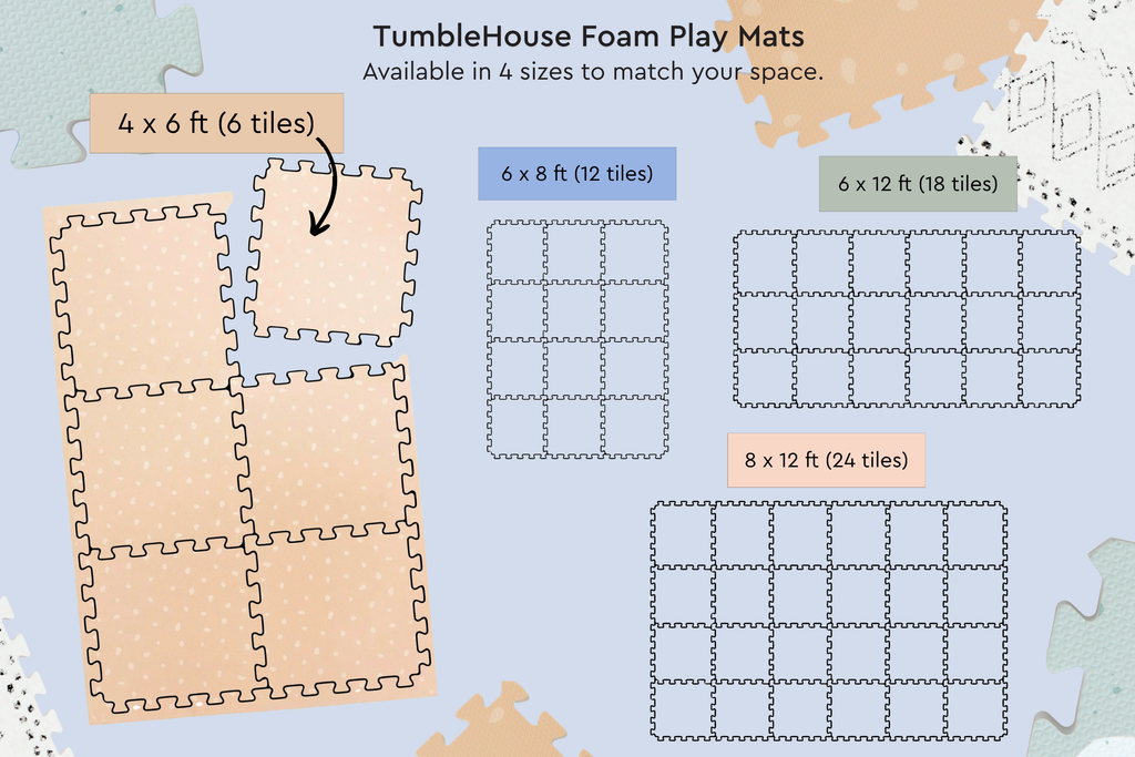 TumbleHouse Foam Play Mat Moon Pod