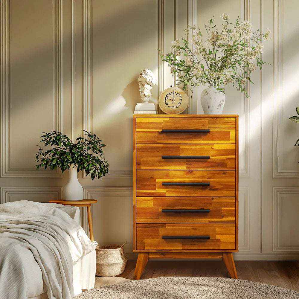 Linea Solid Wood Dresser Megsu