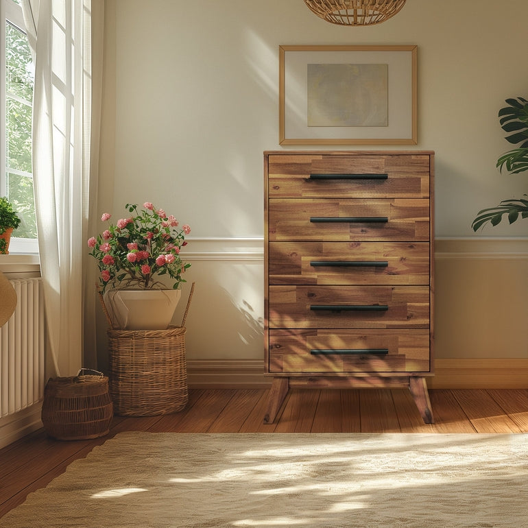 Linea Solid Wood Dresser Megsu