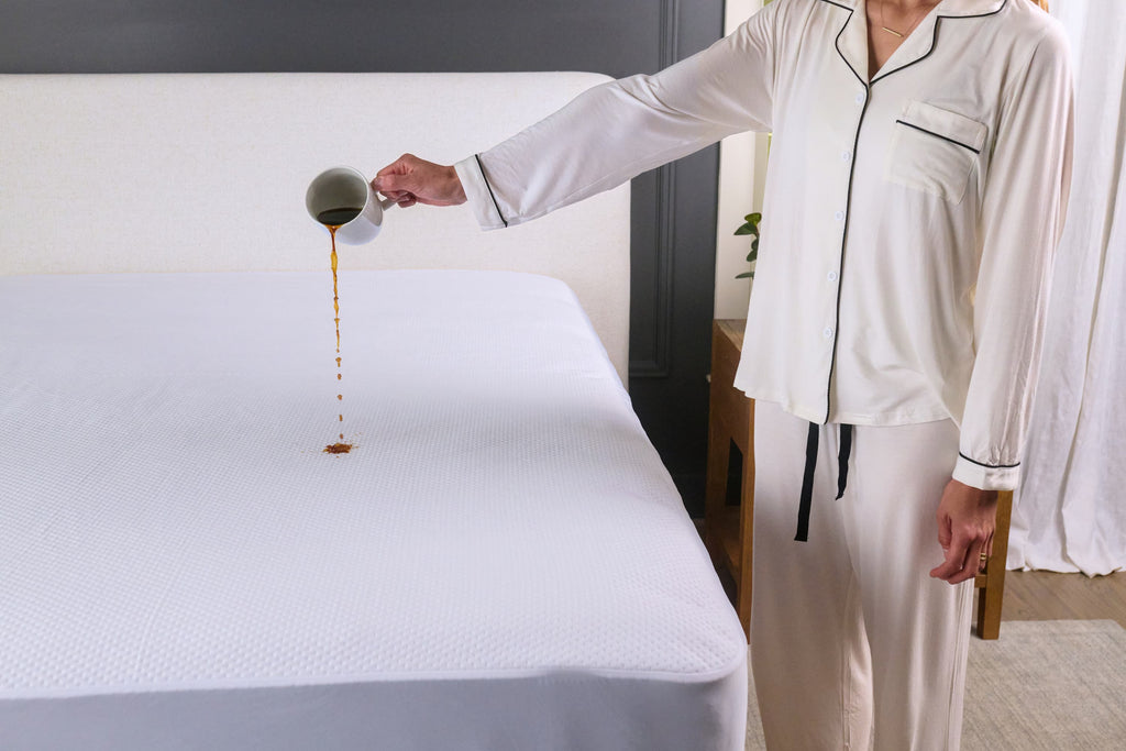 Waterproof Knit Mattress Protector Moon Pod