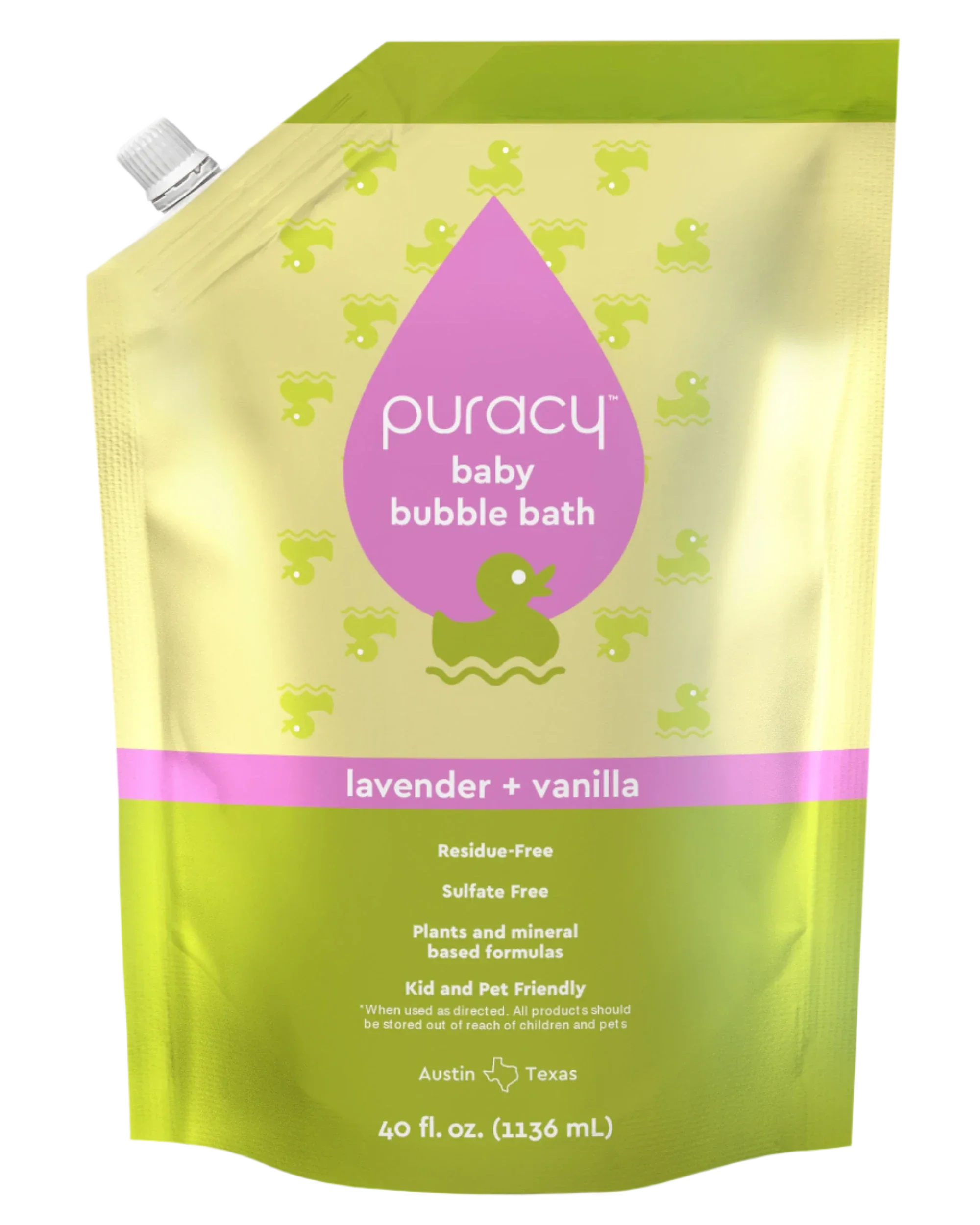 Baby Bubble Bath (Hypoallergenic) Puracy