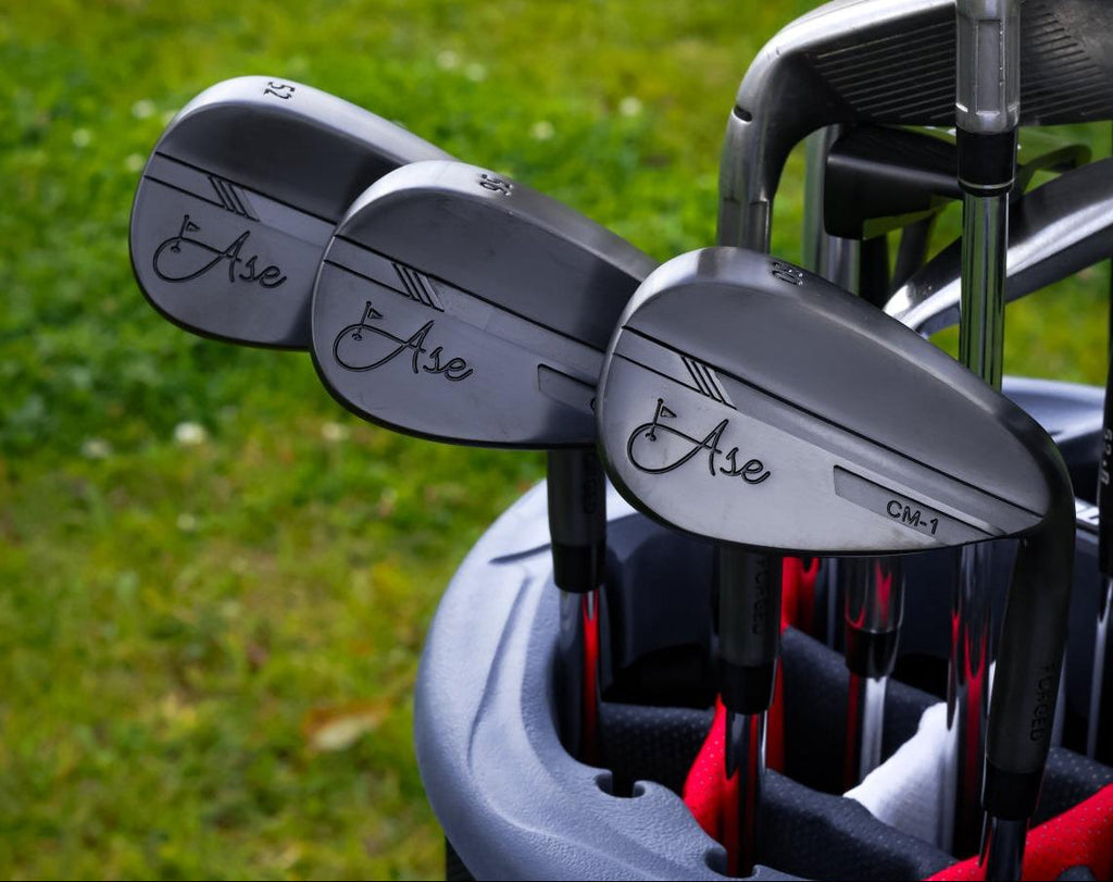 Ase BLACKOUT 3-Piece Wedge Set (52,56,60) Ase Golf