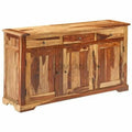Raven Three Drawers Wood Sideboard LOOMLAN