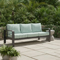 Rolig Green Olefin Fabric Outdoor Sofa LOOMLAN