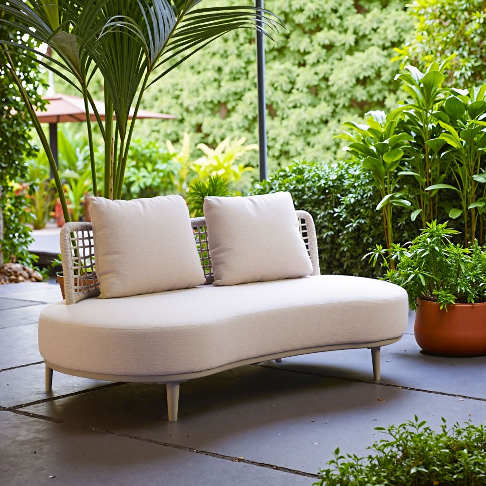 Ruhe Olefin Fabric Outdoor Sofa LOOMLAN