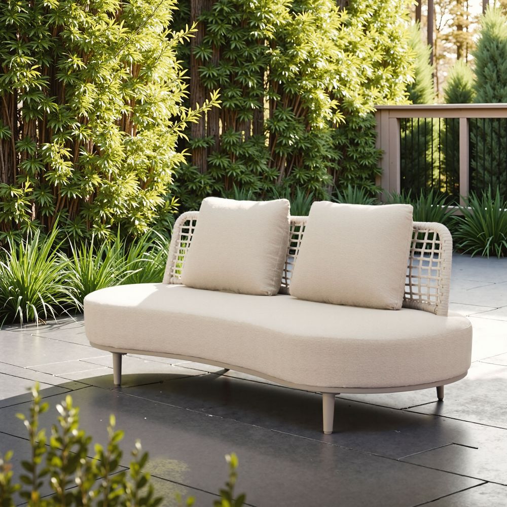 Ruhe Olefin Fabric Outdoor Sofa LOOMLAN