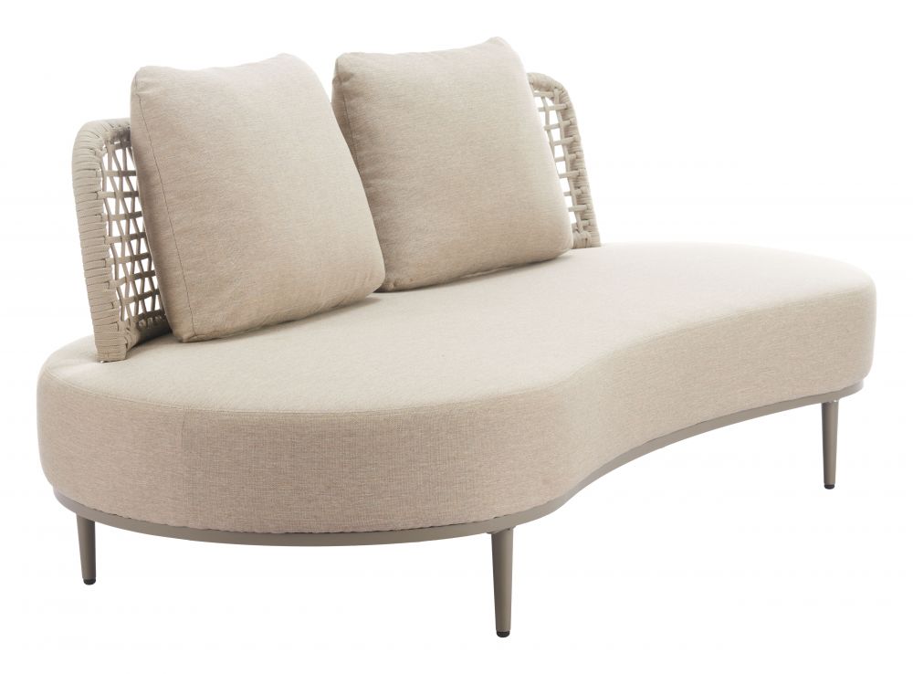 Ruhe Olefin Fabric Outdoor Sofa LOOMLAN