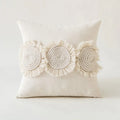 DecorBites™ Ivory Pompom Tassel Pillow Cover 45x45cm/30x50cm Home Decor Sofa Seasonable
