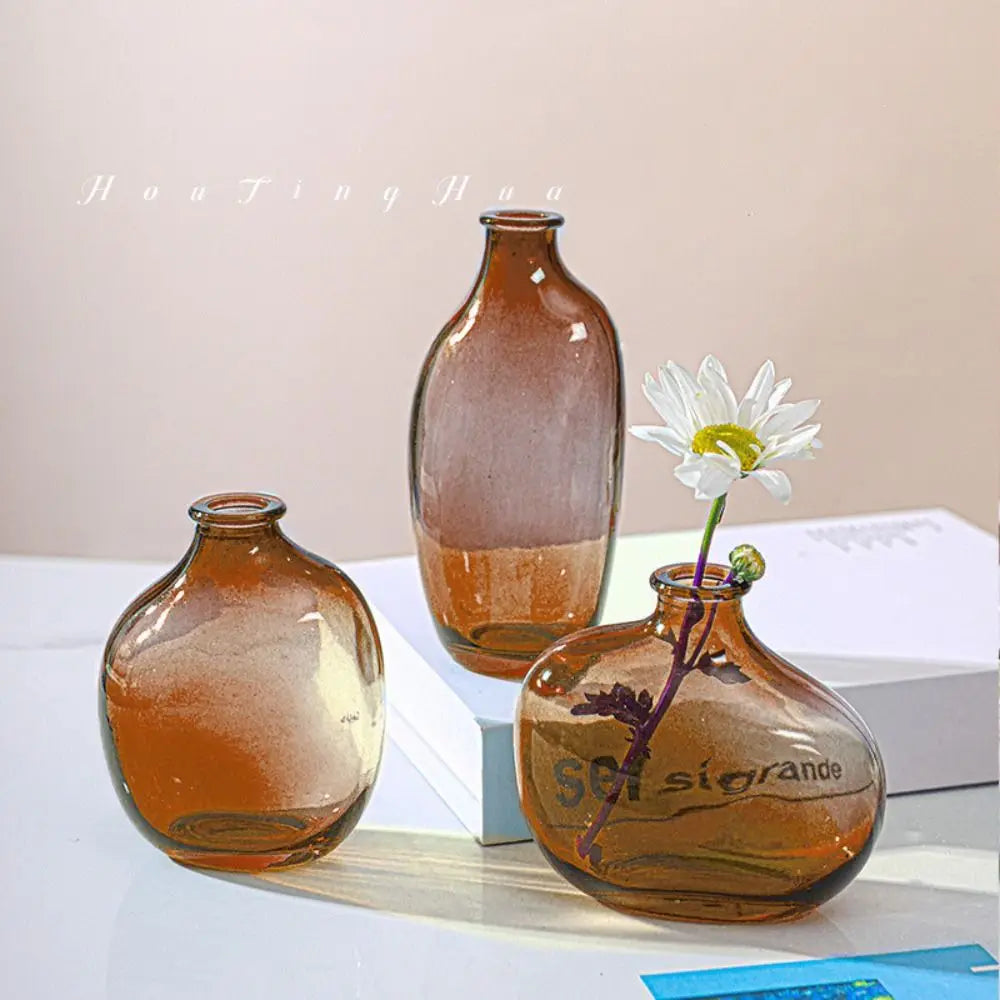 Mini Irregular Gradient Glass Vase DECORBITES
