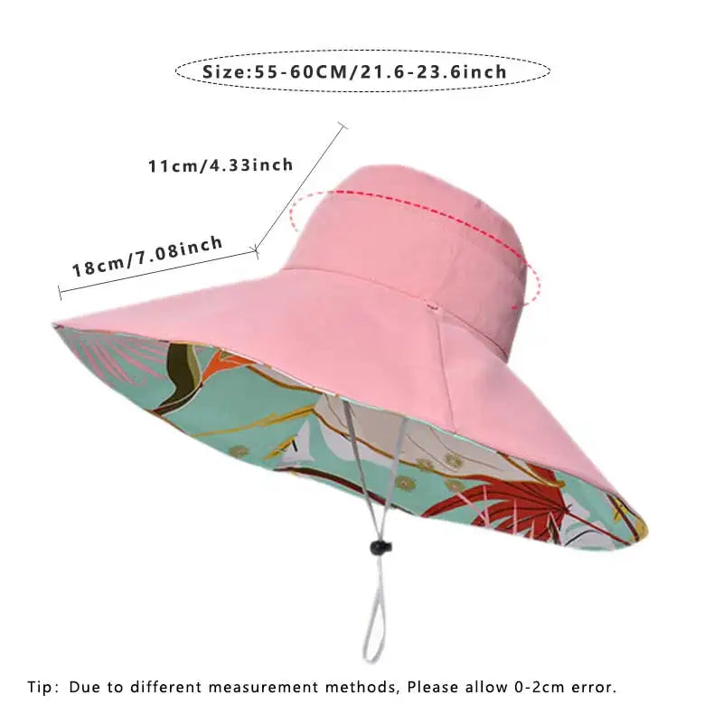 Large Brim Reversible Sun Hat