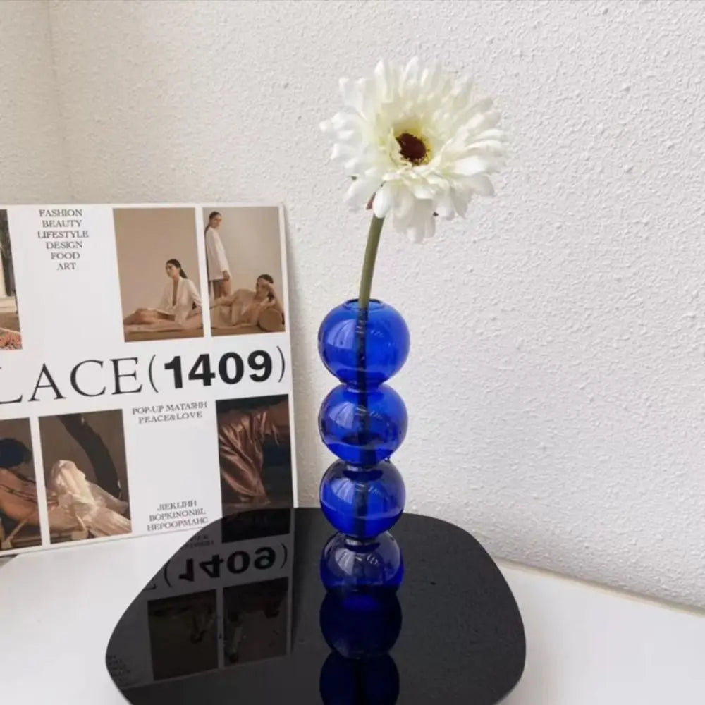 Romantic Colored Glass Hydroponic Vase DECORBITES