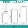 Glass Cylinder Wedding Vase Set DECORBITES