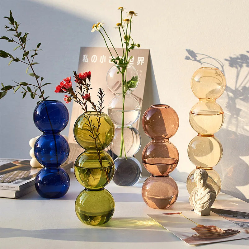 Nordic Glass Terrarium Flower Vase DECORBITES