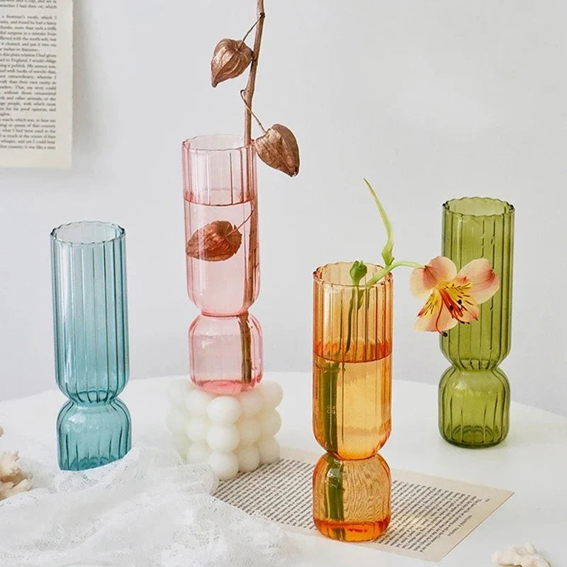 Nordic Colored Glass Sphere Vase DECORBITES