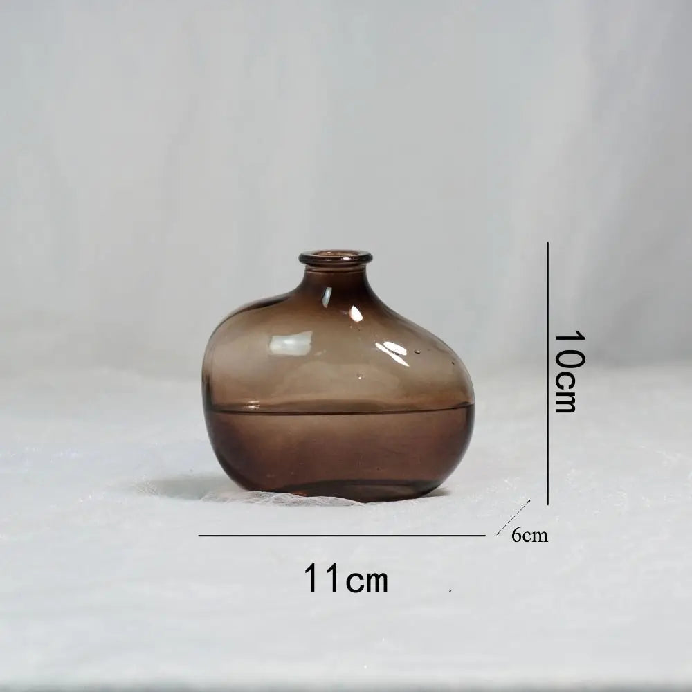 Mini Irregular Gradient Glass Vase DECORBITES