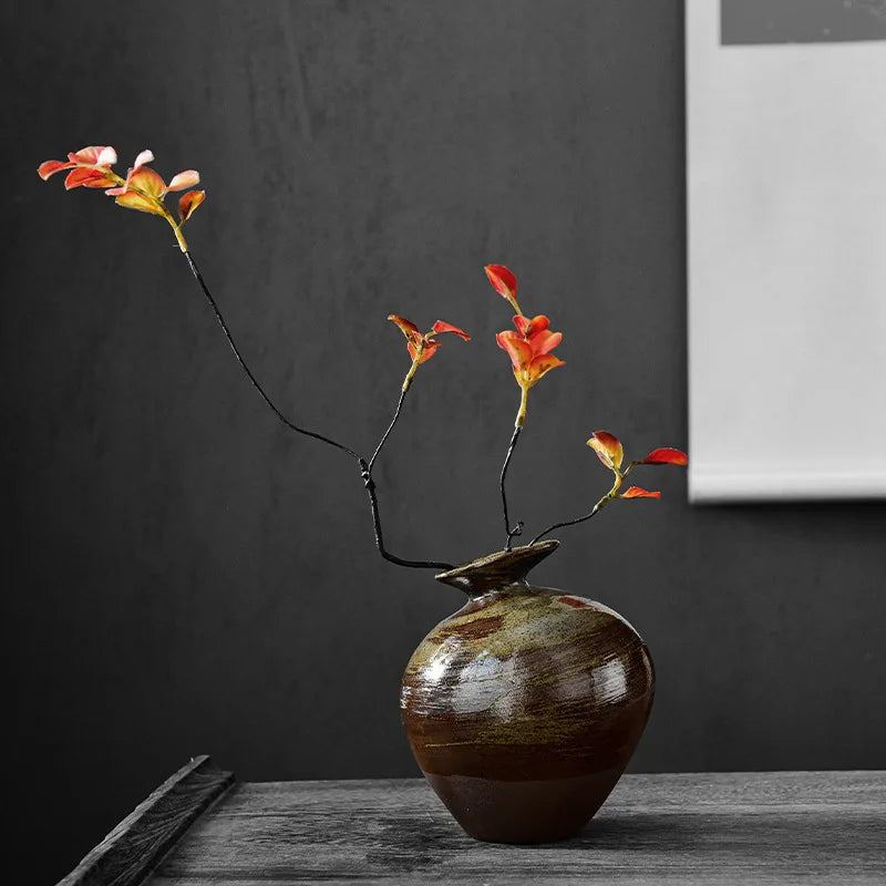 Rustic Rough Ceramic Zen Vase DECORBITES