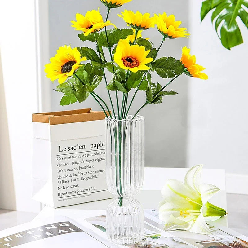 Nordic Colored Glass Sphere Vase DECORBITES