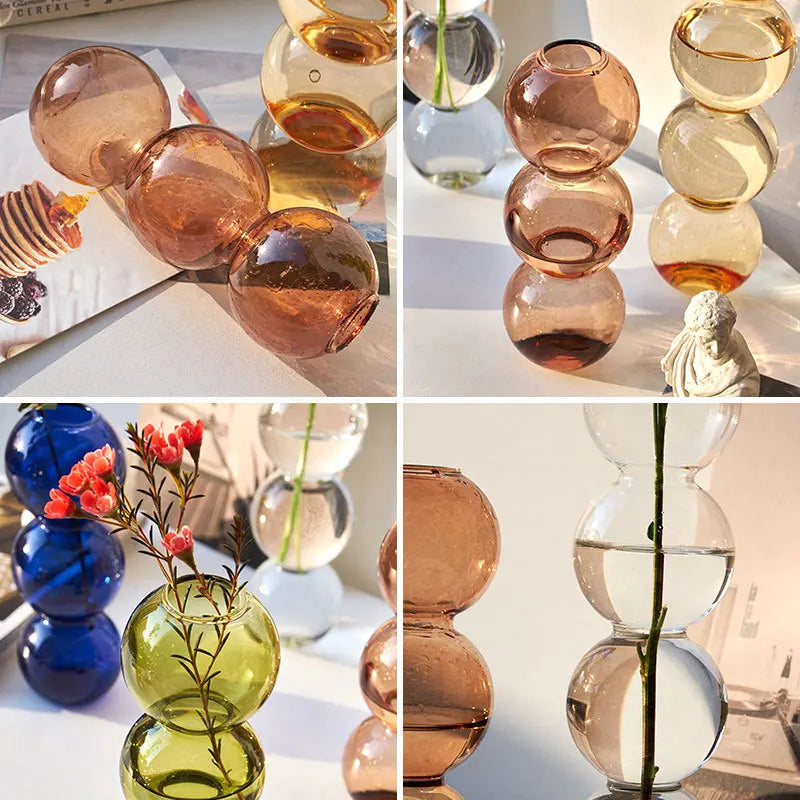 Nordic Glass Terrarium Flower Vase DECORBITES