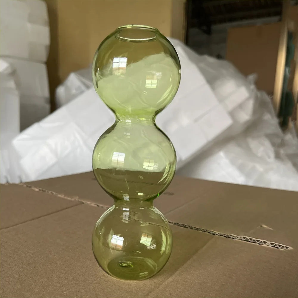 Romantic Colored Glass Hydroponic Vase DECORBITES