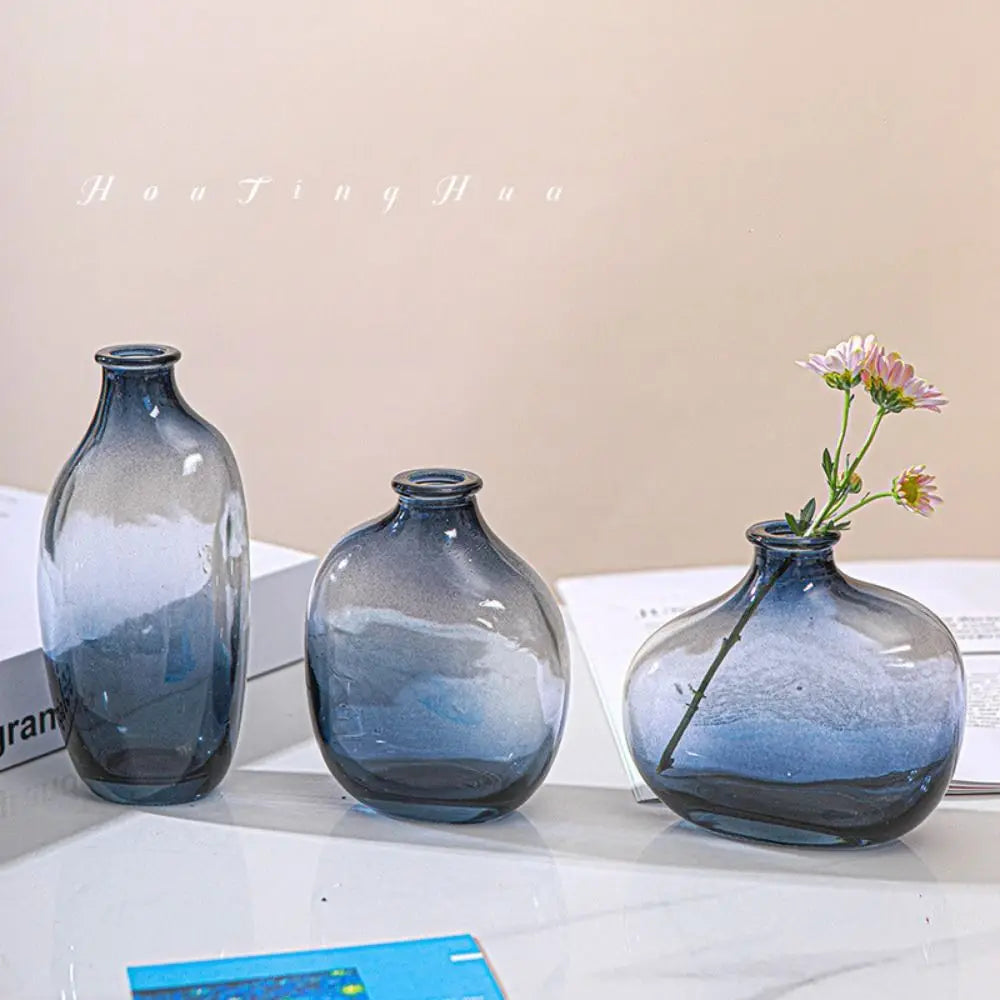 Mini Irregular Gradient Glass Vase DECORBITES
