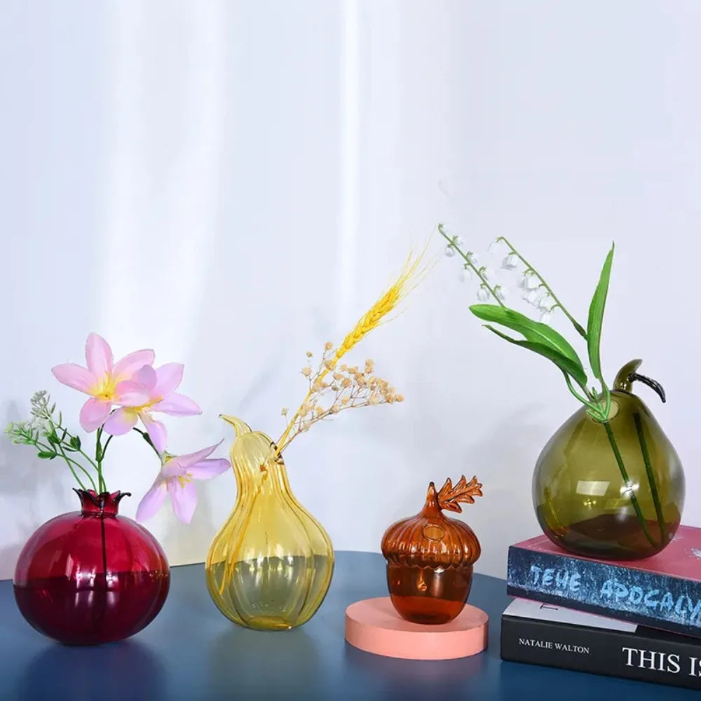 Fruit Shape Glass Bud Vase DECORBITES