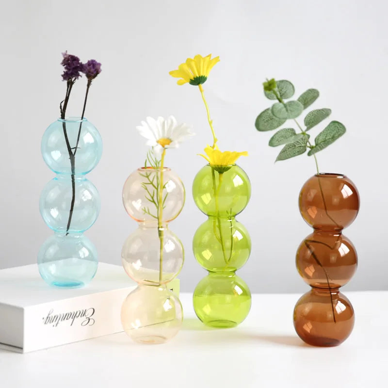 Nordic Glass Terrarium Flower Vase DECORBITES