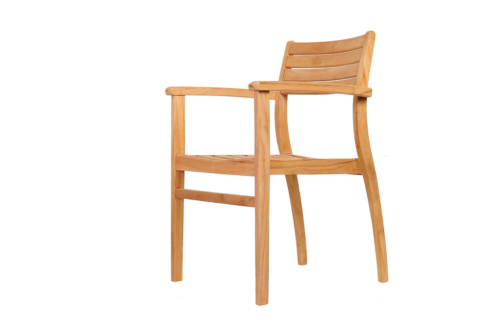 Intan Teak Side Table & 2 Ninia Chairs LifestyleGarden US