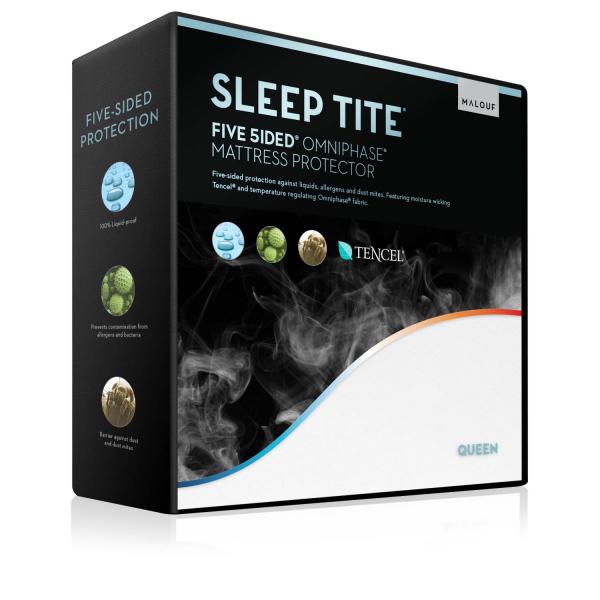 FIVE 5IDED® MATTRESS PROTECTOR WITH TENCEL™ + OMNIPHASE® The Sleep Loft - Online Mattress Showroom
