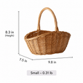 Classic Willow Market Basket RusticReach