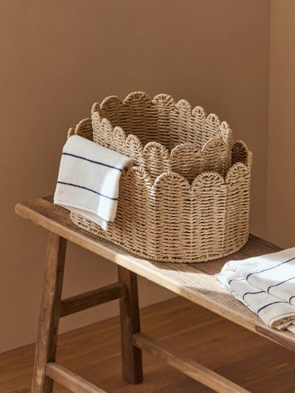 Meadow Scallop Basket RusticReach