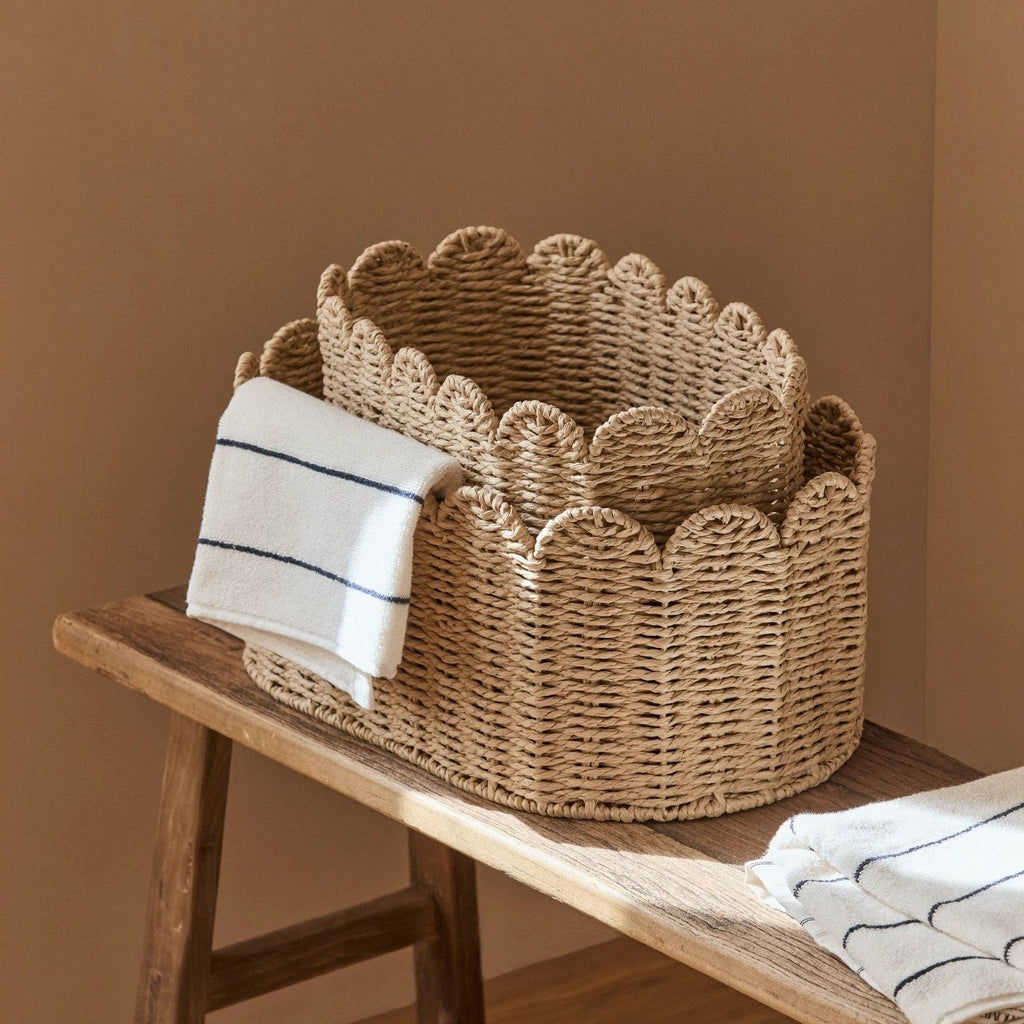 Meadow Scallop Basket RusticReach