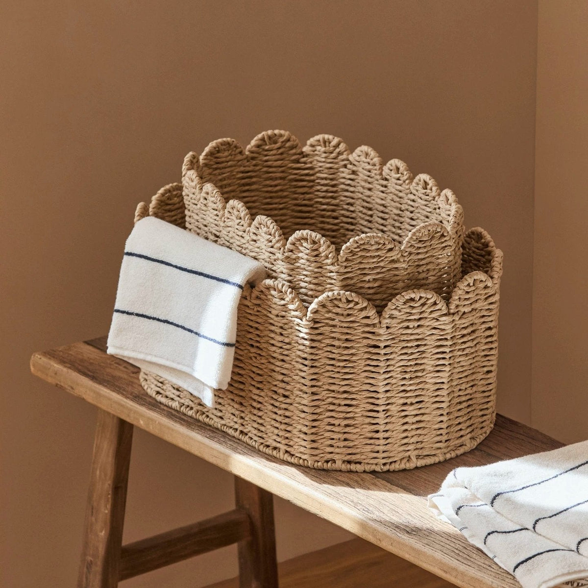 Meadow Scallop Basket RusticReach