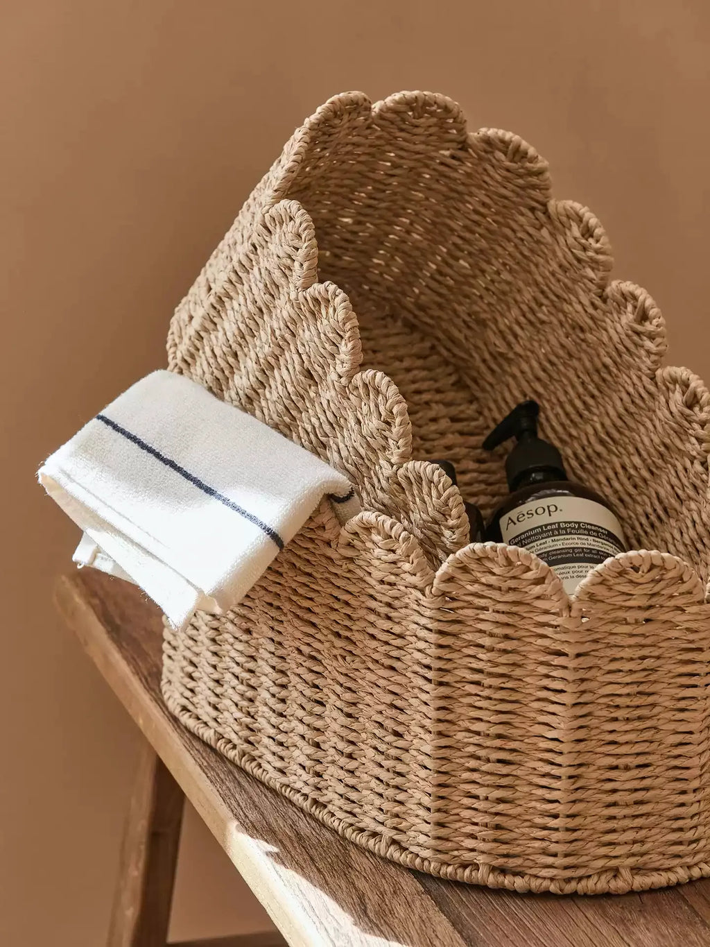 Meadow Scallop Basket RusticReach